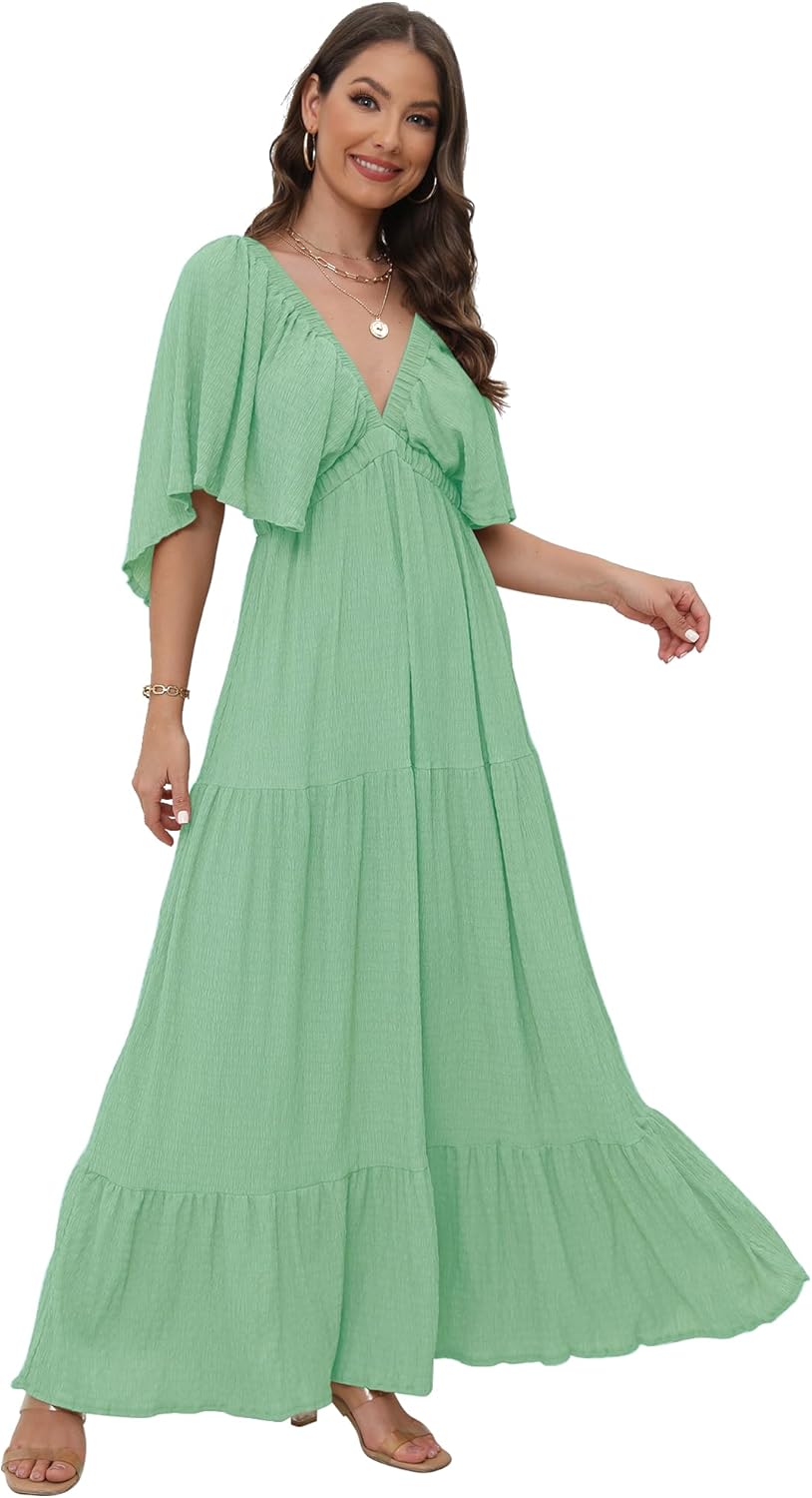 【AMERI】LUSTER TIERED LAYERED DRESS AMERI LUSTER TIERED LAYERED DRESS